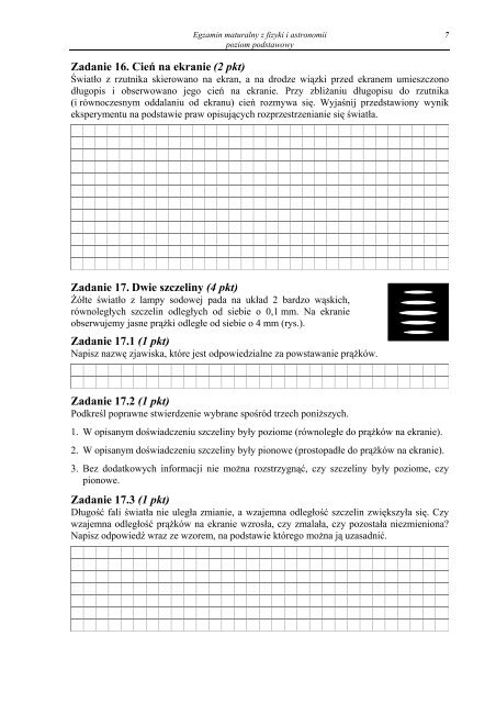 EGZAMIN MATURALNY Z FIZYKI I ASTRONOMII POZIOM ...