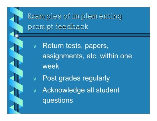 Principles of good practice in blended learning