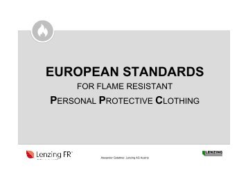 EUROPEAN STANDARDS - Vandernet