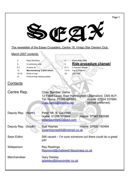 SEAX - July 2007 - Essex Crusaders