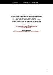 el contrato de apoyo de los socios en financiaciones ... - Cuatrecasas