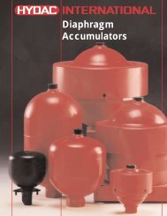 Diaphragm Accumulators - Airline Hydraulics