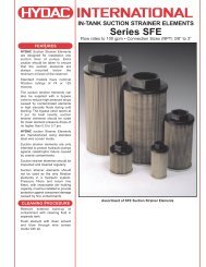 SFE Suction Strainer Elements - Airline Hydraulics