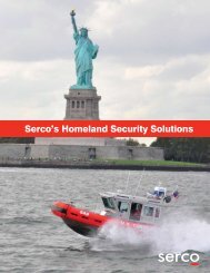 Serco's Homeland Security Solutions
