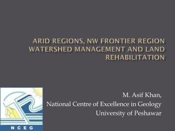 Overview By Dr. M. Asif Khan - National Centre of Excellence in ...