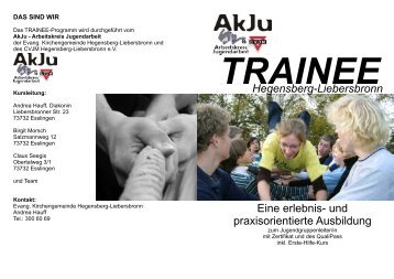 Trainee-Flyer zum Download - Cvjm-heli.de