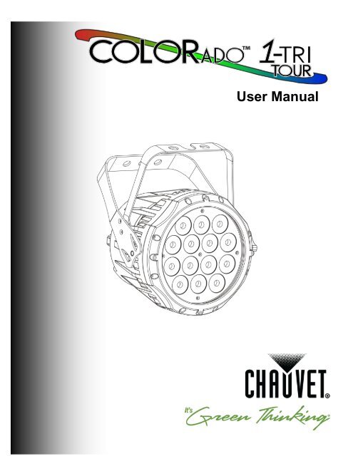 chauvet colorado 1 tri tour manual