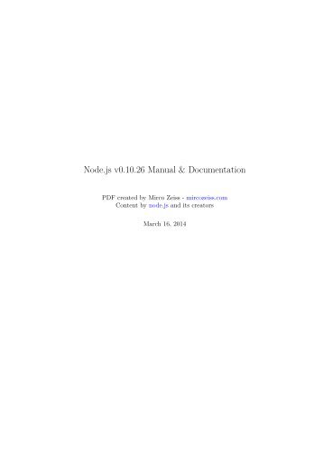 Node.js Manual Documentation - Bad Request - GitHub