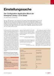 Einstellungssache Der Configuration Application Block ... - Avanade