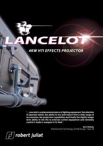 Robert Juliat Lancelot Specs - EES