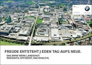 freude entsteht jeden tag aufs neue. - BMW Werk Landshut