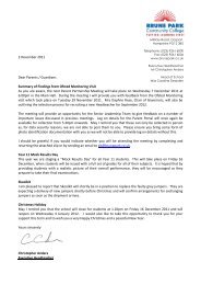 Parent Letter - Brune Park Community School