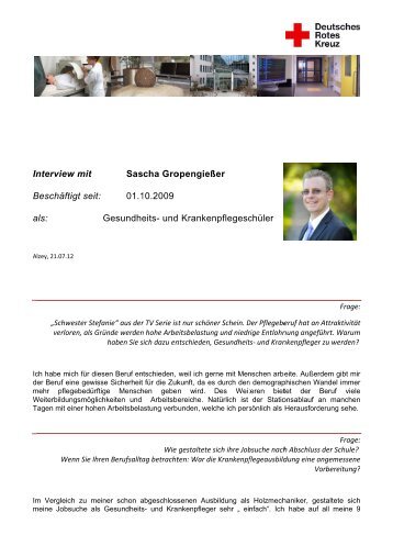 Sascha GropengieÃer - DRK Krankenhaus Alzey