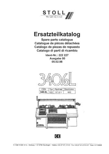 Ersatzteilkatalog Ident-Nr. 222 227 - Ctm-textiles.com