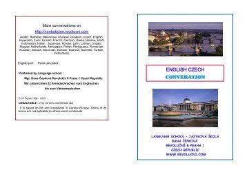 ENGLISH CZECH CONVERATION - Multi phrase book for travelers