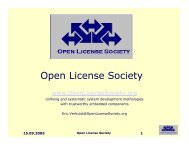 Open License Society - Docweb
