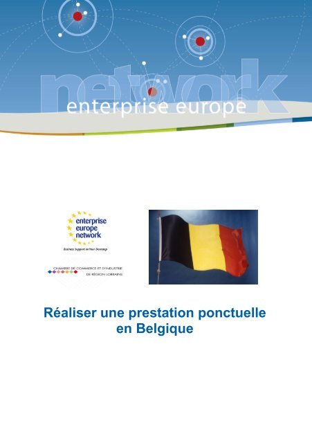 Réaliser une prestation ponctuelle en Belgique