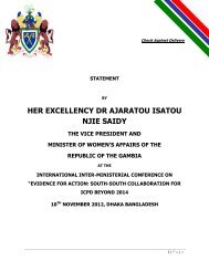 Statement by H.E. Dr. Ajaratou Isatou Njie Saidy, The vice president ...