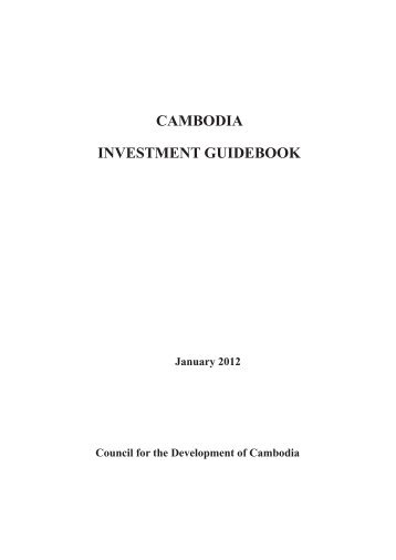 Chapter1 - The Council for the Development of Cambodia