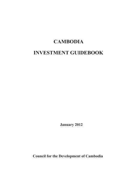 Chapter1 - The Council for the Development of Cambodia