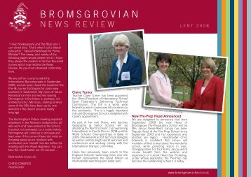 BROMSGROVIAN - Bromsgrove School