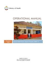 OPERATIONAL MANUAL - Ministry of Health