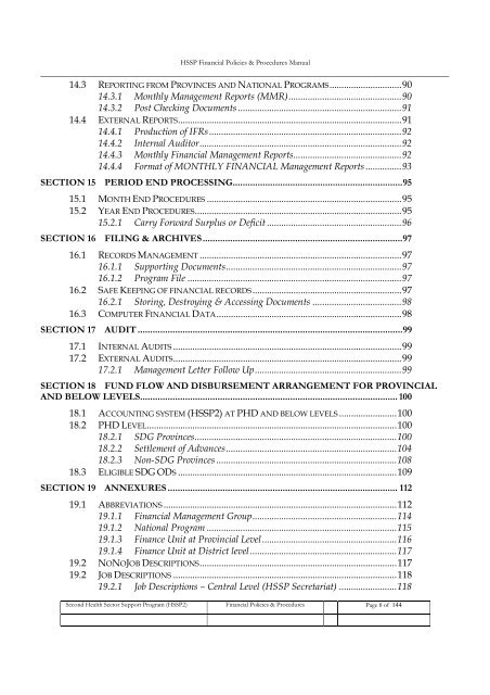 FINANCIAL POLICIES & PROCEDURES MANUAL - Ministry of Health