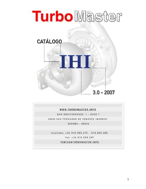 CatÃ¡logo IHI 2007 - TurboMaster
