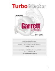 Garrett GT Series Catalog 2006 - TurboMaster