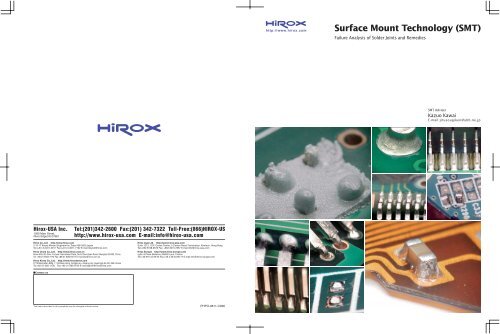 Surface Mount Technology (SMT) - Hirox-USA