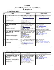 NGO Partner list May 2013 in PDF format - PRAJ