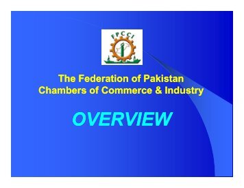 FPCCI - PROFILE - The Federation of Pakistan Chambers of ...