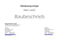 Baubeschrieb - Immobilien-Treuhand Plaz