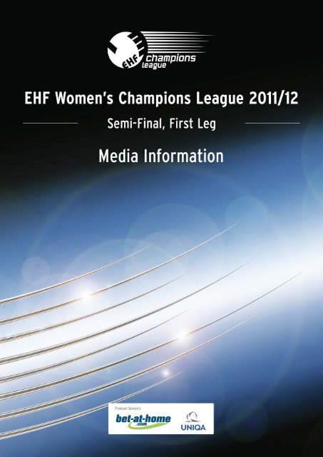 Season 2011/12 Playing Dates EHF Women's Champions League ...