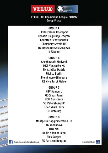 group a - European Handball Federation