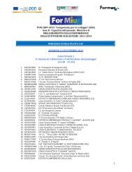 1 PON 2007-2013 âCompetenze per lo sviluppoâ (FSE) Asse II ...