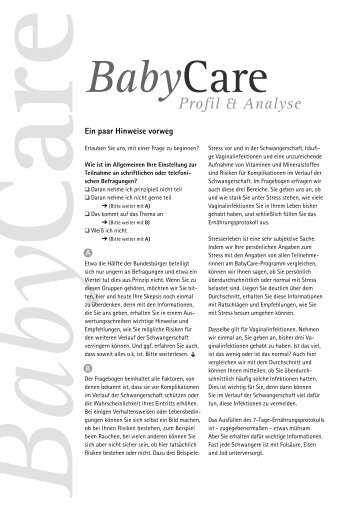 Baby Care BabyCare Profil & Analyse