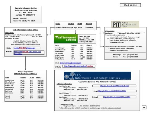 Org Chart - DPAweb