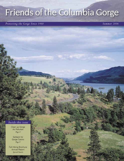 Summer 2006 - Friends of the Columbia Gorge