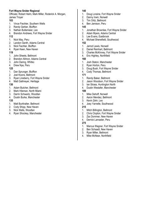 2001-02 IHSAA Wrestling State Tournament Series