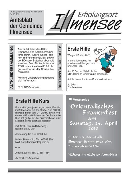 Orientalisches Frauenfest - Illmensee