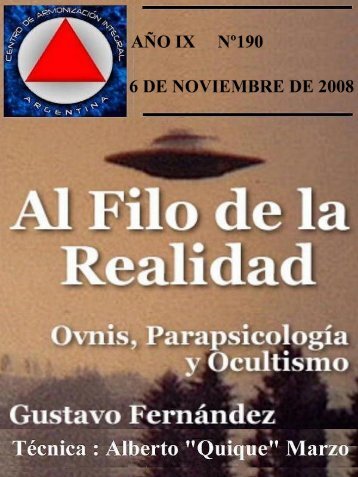 Revista AFR-190.pdf - Archivos Forteanos Latinoamericano.