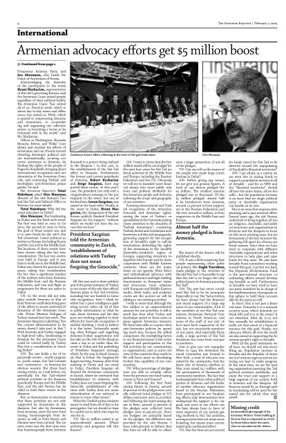 National, International, Armenia, and Community News and Opinion