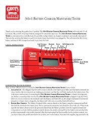 77495 - 3-In-1 Battery Charger/Maintainer/Tester. - Griot's Garage