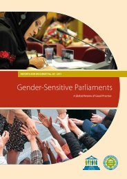 Gender-Sensitive Parliaments - Inter-Parliamentary Union