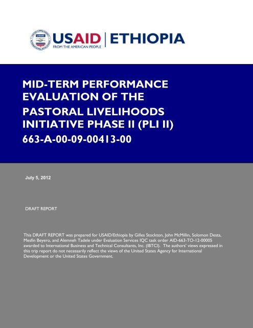 Mid Term EVALUATION PLI II project - CARE International's ...