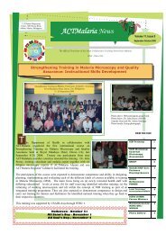 Volume 11 Issue 5 - Asian Collaborative Training Network for Malaria