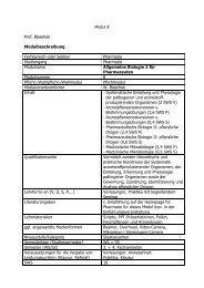 Modul 8 Prof. Blaschek Modulbeschreibung Fachbereich oder ...