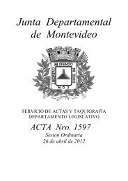 SesiÃ³n Ordinaria - Junta Departamental de Montevideo