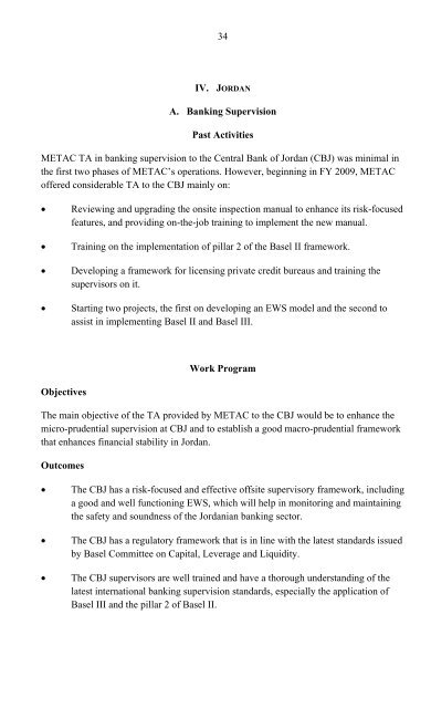 Result Based Management Framework - METAC